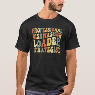 Camiseta Estratégico do carregador da máquina de lavar louç