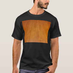 Camiseta Estratificação de madeira Brown do parquet do