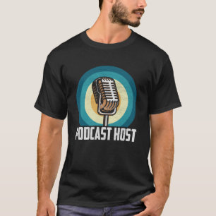 Camiseta Estreia de Entrevistas Podcaster do Host Podcaster