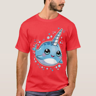 Camiseta Estreita Unicórnio Do Mar T Raparigas Miúdas Gif