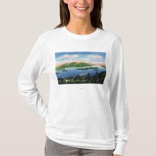 Camiseta Estreitos, cem ilhas, Mountain View da língua