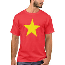 Estrela Amarela / Vietnã - Camisa-Tee Patriótica
