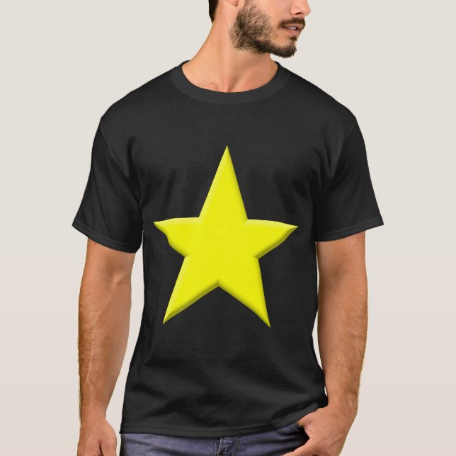 Camiseta Estrela - Amarelo (Frente)