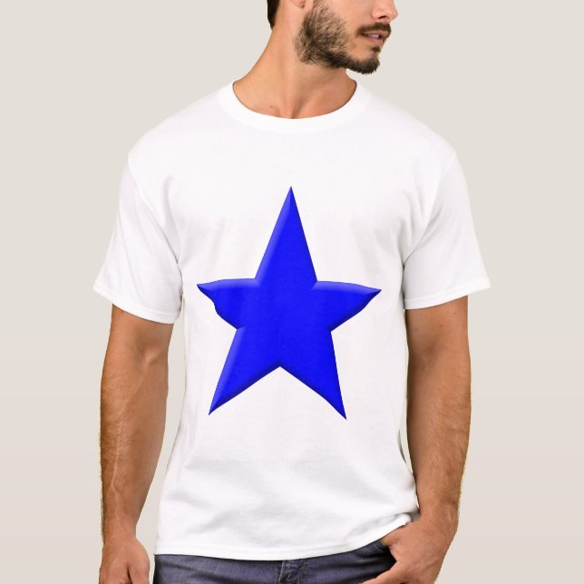 Camiseta Estrela - Azul (Frente)