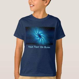 Camiseta Estrela azul gravada