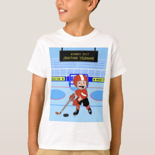 Camiseta Estrela bonito personalizada do hóquei em gelo
