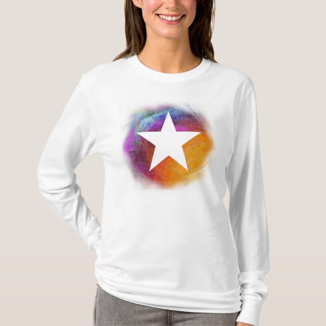 Camiseta Estrela Branca (Frente)