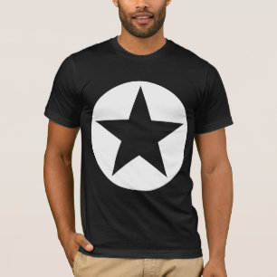 Camiseta Estrela circundada - branco