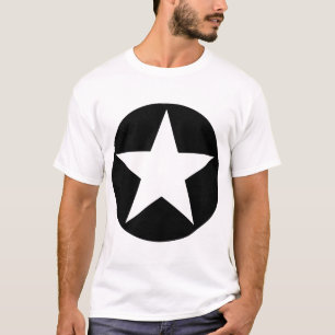 Camiseta Estrela circundada - preto