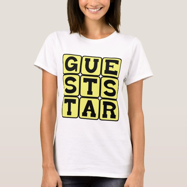 Camiseta Estrela Convidada, Ator em Destaque (Frente)