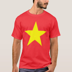 Camiseta Estrela da bandeira de Vietnam