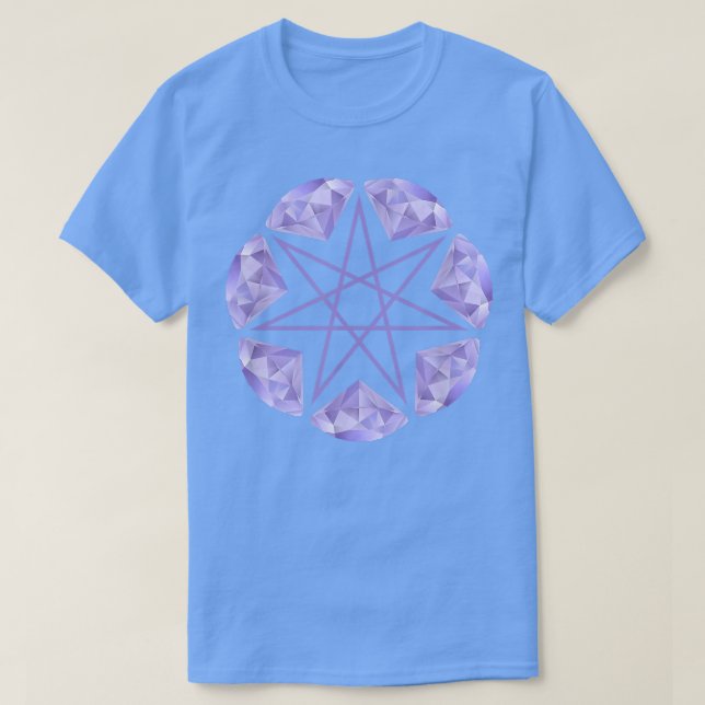 Camiseta Estrela de 11 com Fada de Cristal Puro (Frente do Design)