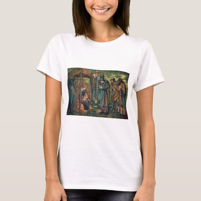 Camiseta Estrela de Belém (por Edward Burne-Jones) (Frente)