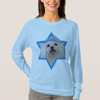 Camiseta Estrela de David de Hanukkah - maltesa
