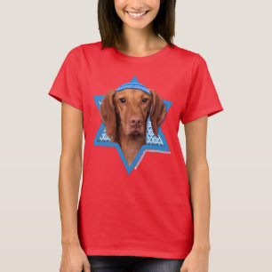 Camiseta Estrela de David de Hanukkah - Vizsla - Reagan
