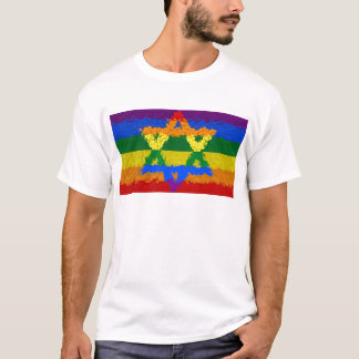 Camiseta Estrela de David - judaica - orgulho gay