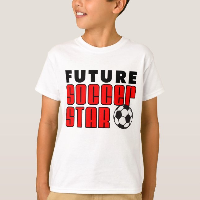 Camiseta Estrela de futebol futura (Frente)
