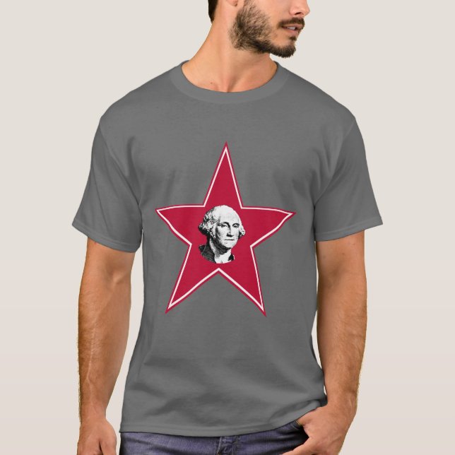 Camiseta Estrela de George Washington (Frente)