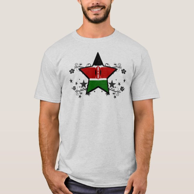 Camiseta Estrela de Kenya (Frente)