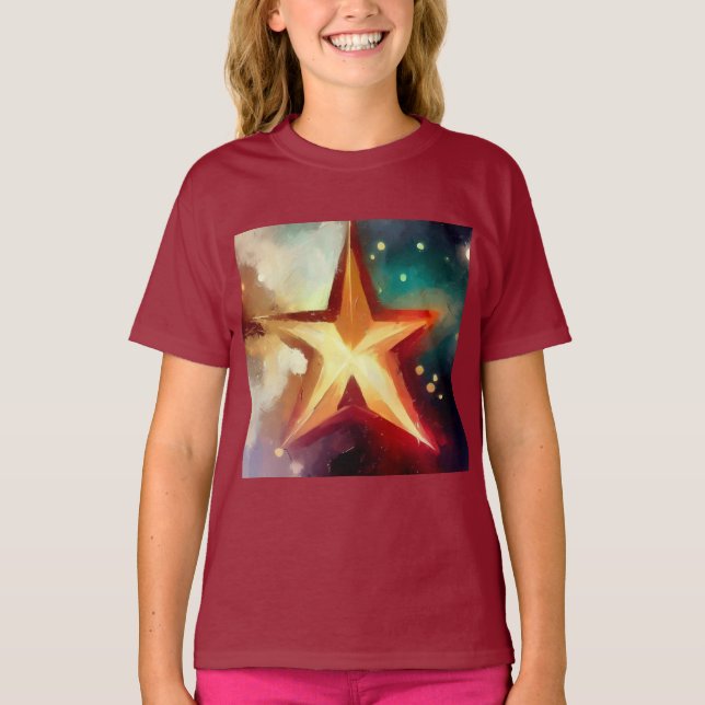 Camiseta Estrela de Natal 3 (Frente)