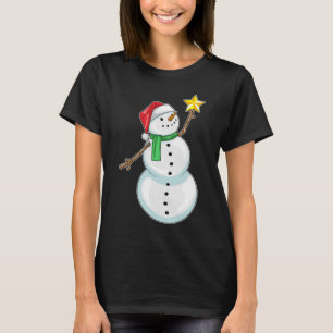 Camiseta Estrela de Natal do Snowman