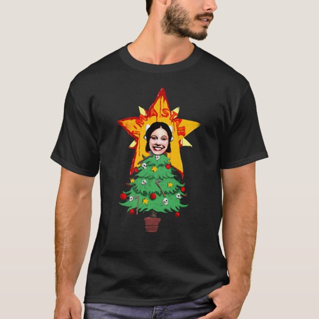 Camiseta Estrela de Natal Pérola (Frente)