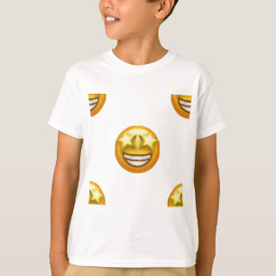 Camiseta estrela de olhos emoji