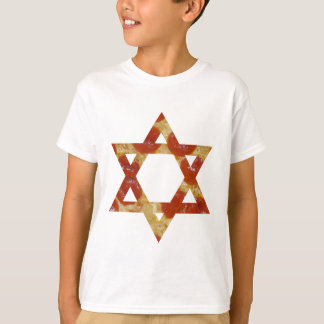 Camiseta estrela de pizza de david