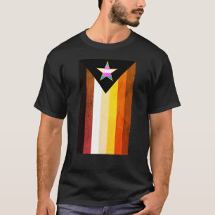 Camiseta Estrela de Sinalizador do Orgulho Transatlântico