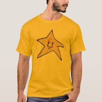 Estrela de sorriso amarela