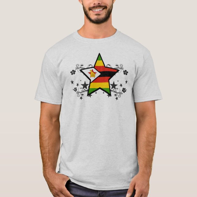 Camiseta Estrela de Zimbabwe (Frente)