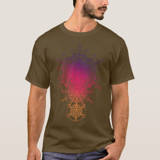Camiseta Estrela Dimensionável de Geometria Sagrada