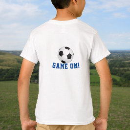 Camiseta Estrela do futebol adicionar nome e legenda em doi