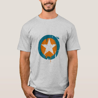 Camiseta estrela do grunge