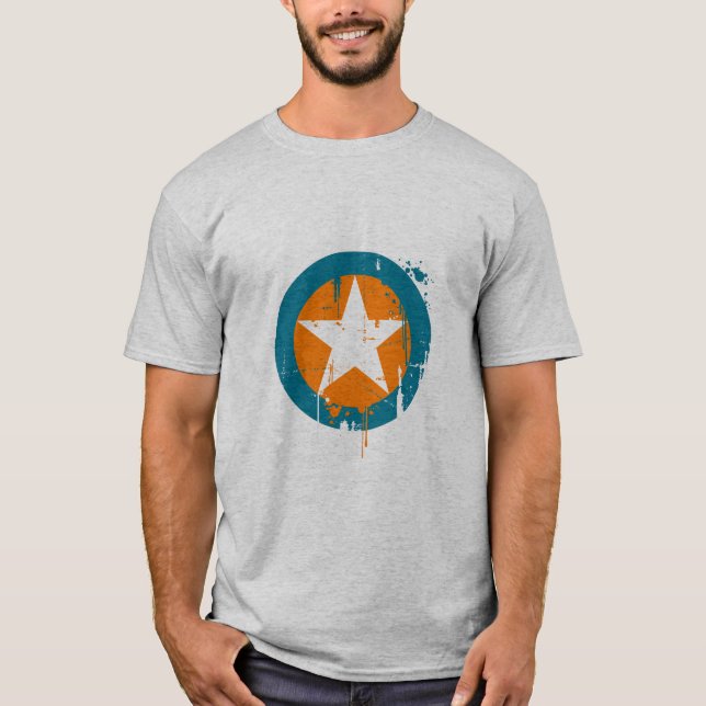 Camiseta estrela do grunge (Frente)