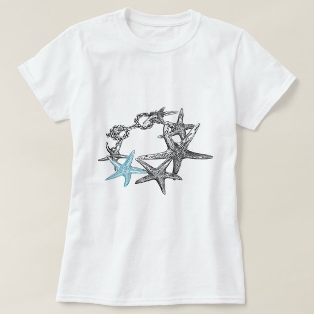 Camiseta estrela do mar (Frente do Design)