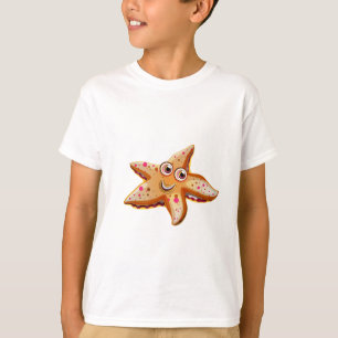 Camiseta Estrela do mar bonito do mar do oceano