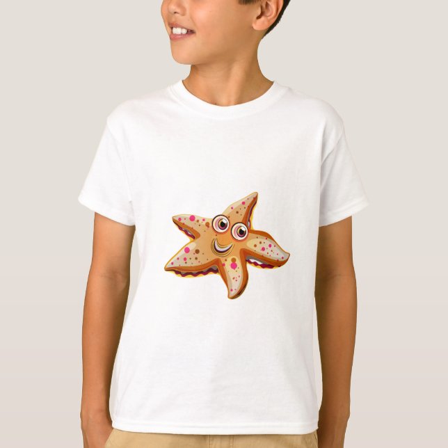 Camiseta Estrela do mar bonito do mar do oceano (Frente)