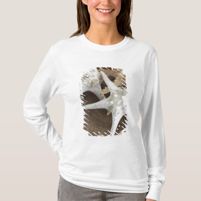 Camiseta Estrela do mar em uma cesta (Frente)