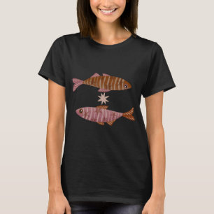 Camiseta Estrela-do-mar Faixa de Peixe