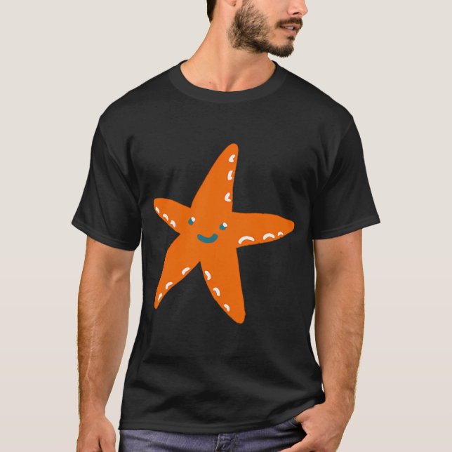 Camiseta Estrela-do-mar Fofa (Frente)