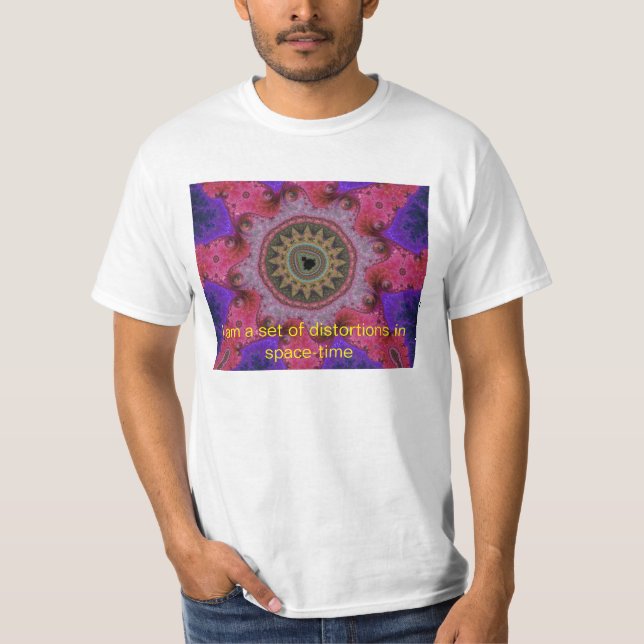 Camiseta Estrela do mar Mandelbrot (Frente)