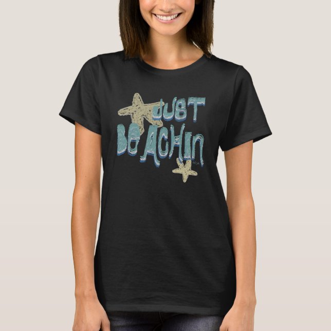 Camiseta Estrela do Mar na Praia Preta  (Frente)