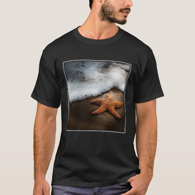 Camiseta Estrela do mar só na praia (Frente)