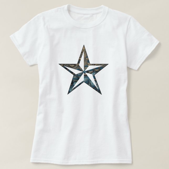 Camiseta Estrela do Norte (Frente do Design)