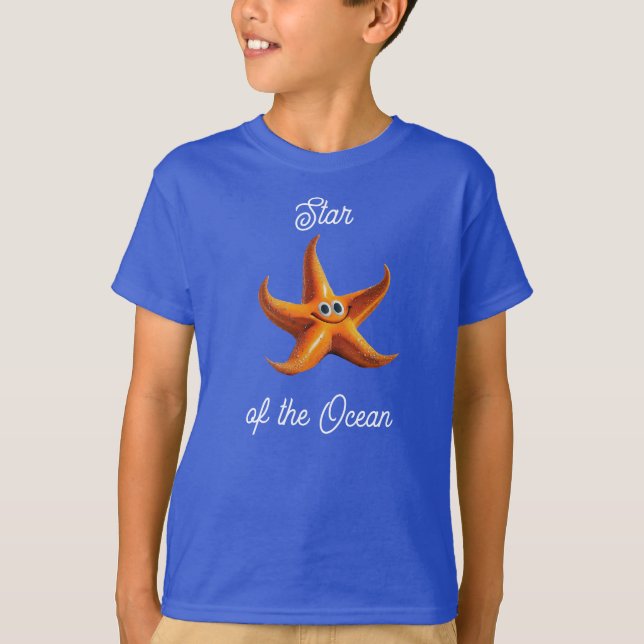 Camiseta Estrela do Oceano: O Frigorífico Encantador (Frente)