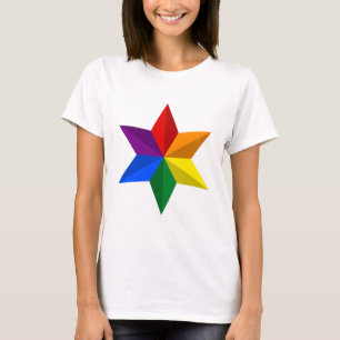 Camiseta Estrela do orgulho gay