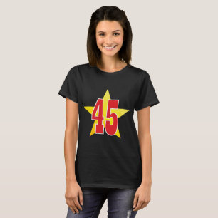 Camiseta Estrela do ouro do trunfo 45 (f)