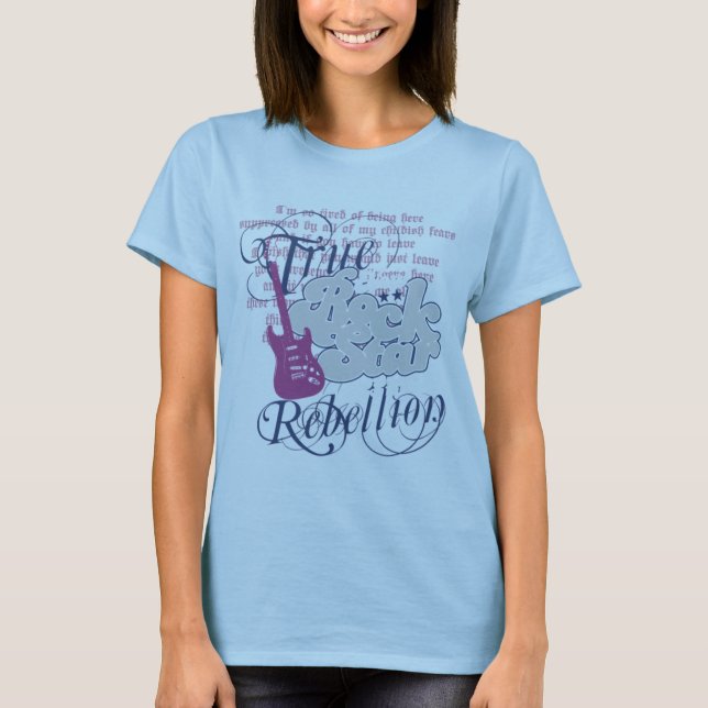 Camiseta Estrela do rock (Frente)