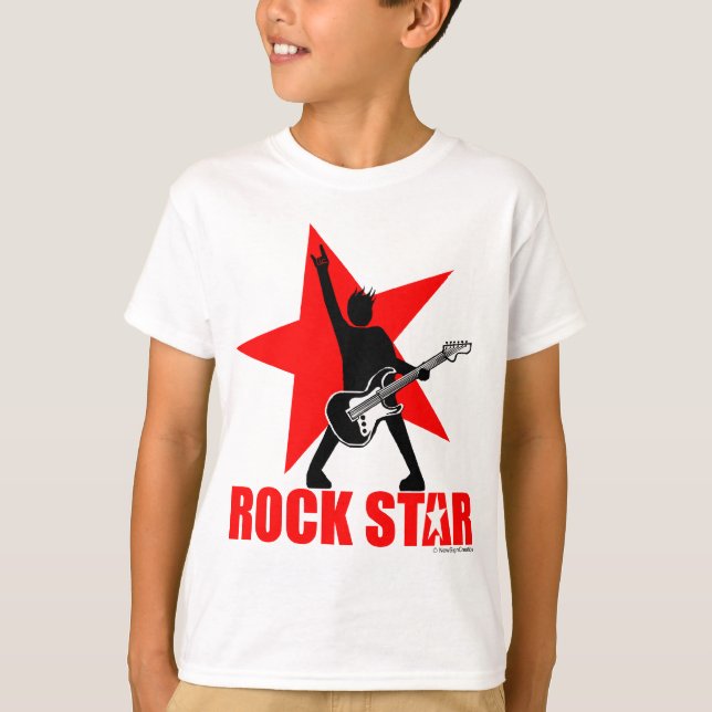 Camiseta Estrela do rock (Frente)